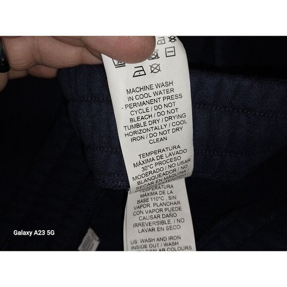 Puma Sweatpants Men’s Size Large Dark Blue Jogger Drawstring Pockets Athleisure - Picture 8 of 8